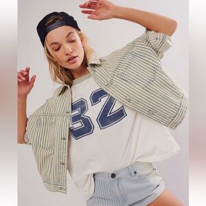 Free People Opal Swing Denim Jacket
